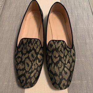 JCREW Leopard, Loafers Size 10.5 Like New